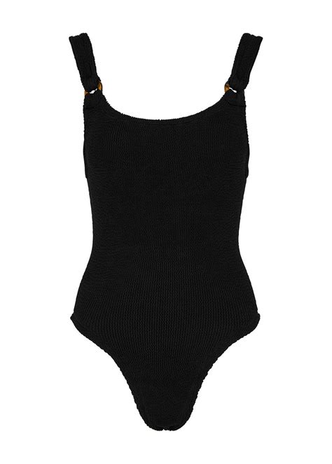 Hunza G Domino Seersucker Swimsuit Endource