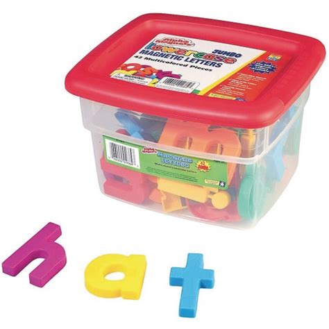 Buy Alphamagnets™ Multicolored Jumbo Lowercase Magnetic Letters Set Of