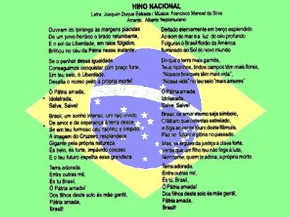 O hino nacional brasileiro é um dos quatro símbolos oficiais da república federativa do brasil, conforme estabelece o art. BLOG ATUALIDADE SÃO PEDRO: DEPUTADO RICARDO MOTTA PROPÕE ...