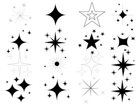 Sparkle Svg Stars Sparkle Svg Sparkle Svg Cut Files For Cricut