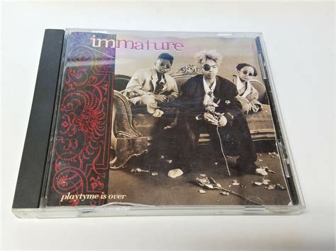 Immature ‎playtime Is Over Cd 2004 Mca Classic Randb Soul Funk Swing