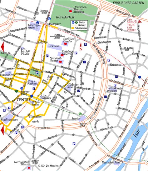 Map Of Munich Free Printable Maps