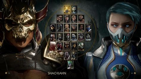 Mortal Kombat Select Screen All Characters And Animations YouTube