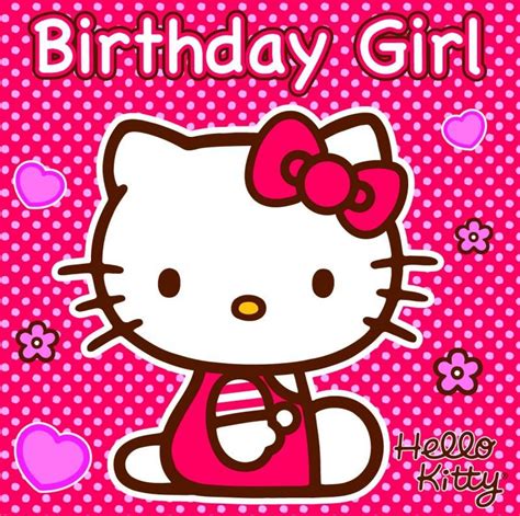 Hello Kitty Happy Birthday Graphics Invitation Design Blog