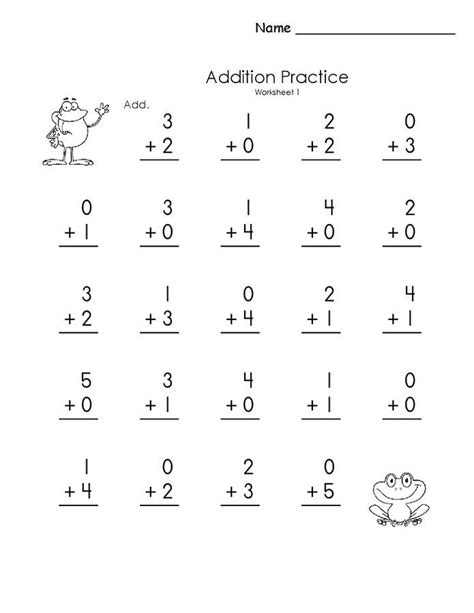 Free Printable Worksheets Math Kindergarten
