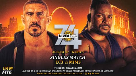 Nwa Announces Ec3 Debut For 74th Anniversary Ppv