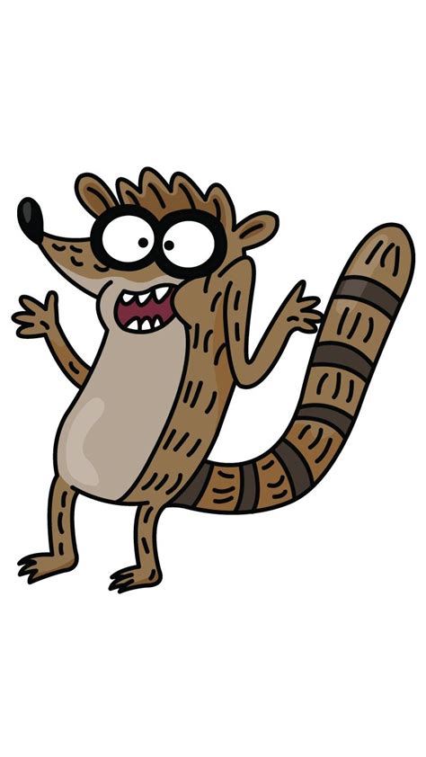 How To Draw Rigby From Regular Show Manual