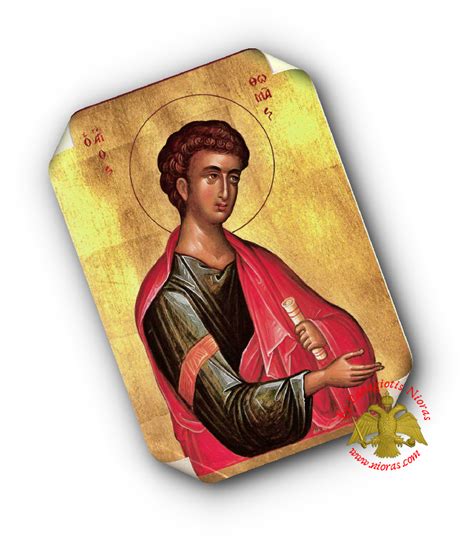 Laminated Orthodox Icons Saint Thomas The Apostle Set Of 10 Orthodox