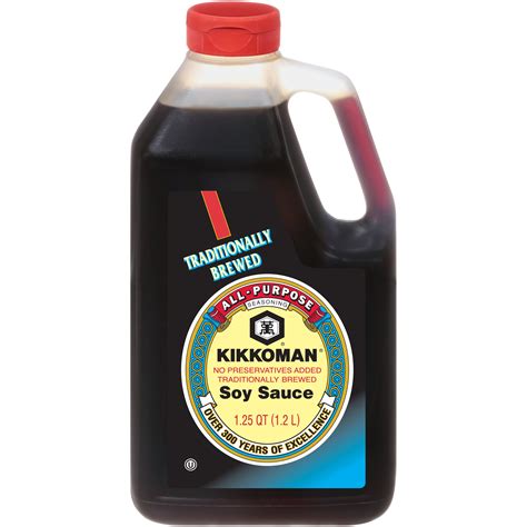 Kikkoman Traditionally Brewed Soy Sauce 40 Oz