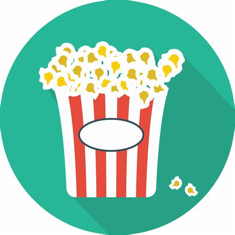 Popcorn Cinema Entertainment Food Movie Pop Corn Restaurant Icon