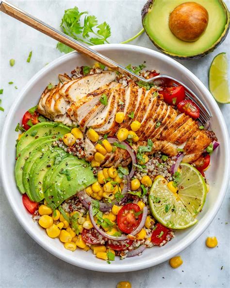 Mexican Grilled Chicken Bowl Recipe Healthy Fitness Meals