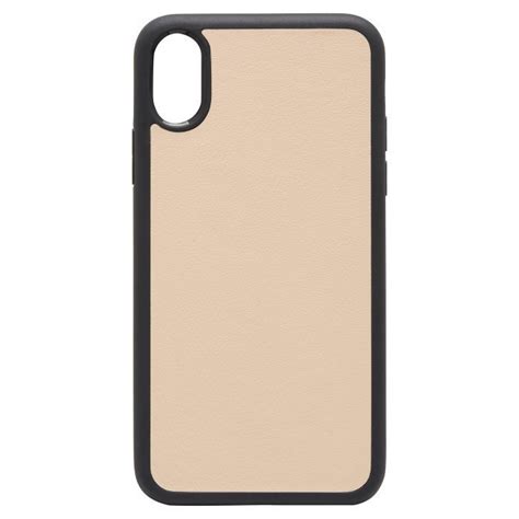 IPhone XR Nappa Leather Case Nude The Personal Print