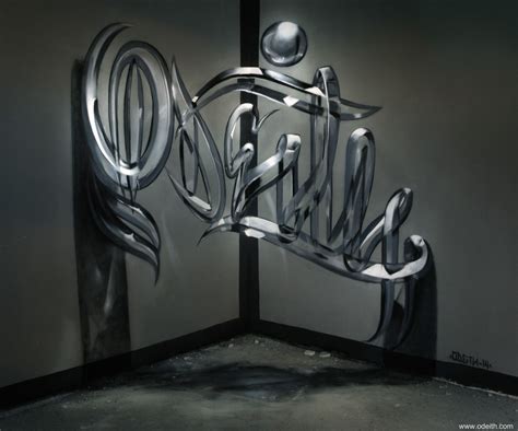Incredible 3d Anamorphic Graffiti By Odeith Lazer Horse