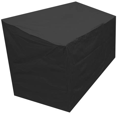Oxbridge Black 4 Seater Outdoor Garden Bench Cover 2m X 068m X 066 0