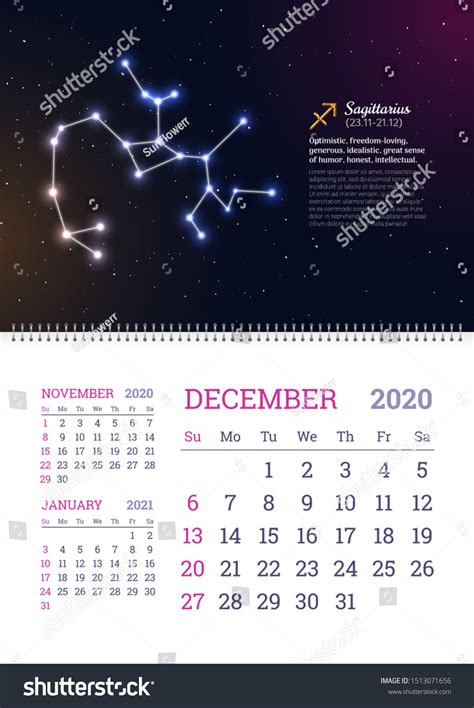 The sun transits in the sign of taurus from approximately april 21 until may 21 in western astrology. Zodiac Calendar December 2020 | Calendar Printables Free ...