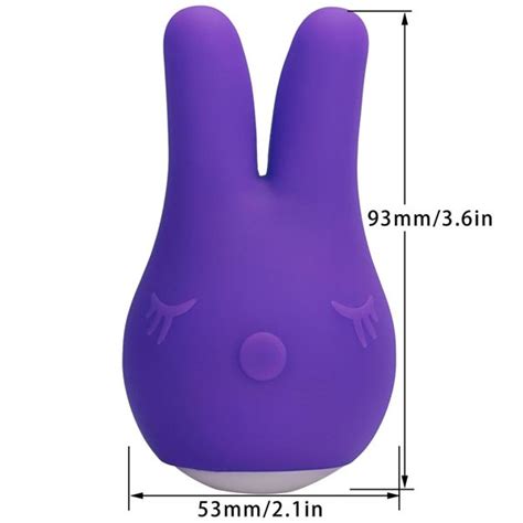 nelly waterproof silicone rabbit vibrators with nipple massager and clitoris stimulation 6