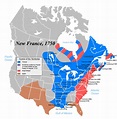 New France Mapped - Vivid Maps