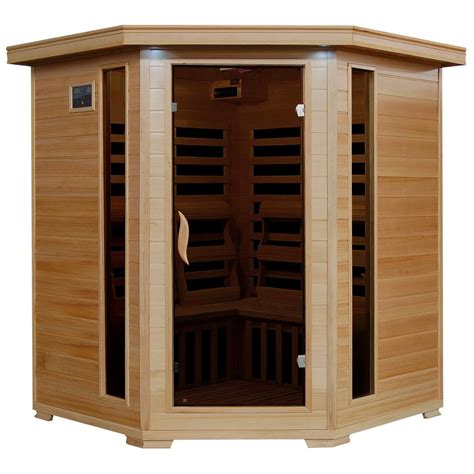 Radiant Sauna 4 Person Hemlock Infrared Sauna With 9 Carbon Heaters