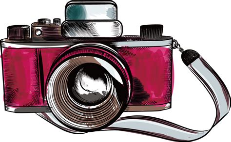 View Full Size Ftestickers Clipart Camera Vintage Retro Vintage Camera Vector Png Transparent