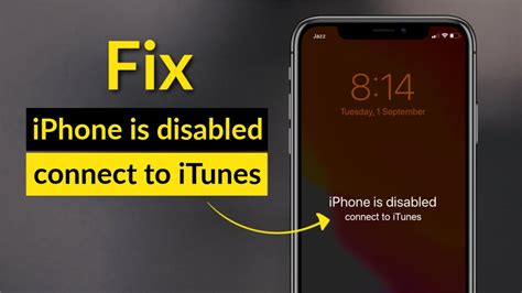 IPhone Is Disabled Connect To ITunes Reset IPhone Passcode 2020 YouTube