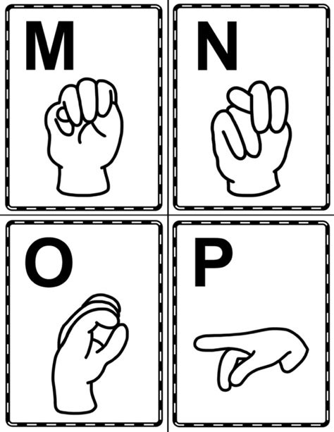 Printable Sign Language Charts Activity Shelter Sign Language Alphabet