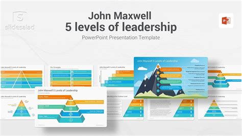 John Maxwell 5 Levels Of Leadership Powerpoint Template Youtube