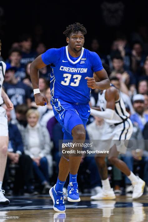 Creighton Bluejays Center Fredrick King Runs Down The Court During