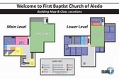 Church Building Map - First Baptist Church Aledo, IL