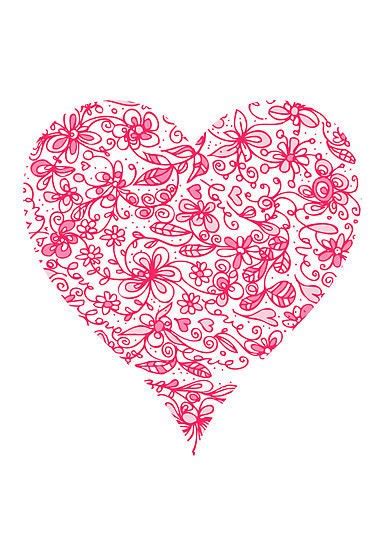 Drawing heart heart shape flower drawing heart drawing flower shape heart flower shape flower shape drawing heart shaped love vintage vector flower frames romance symbol valentines day red background vector heart shaped decoration romantic pattern valentine vector background illustration. Pink Heart Drawing at GetDrawings | Free download
