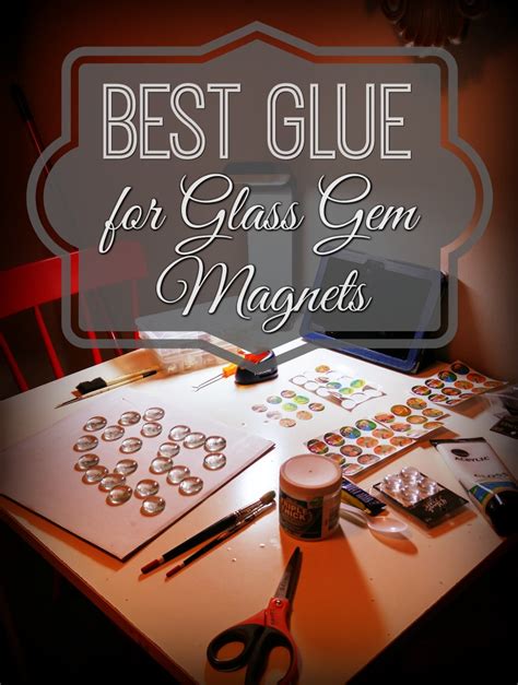 The Funky Felter The Best Glue For Diy Glass Gem Magnets