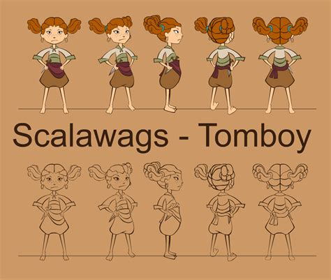 Tomboy Character Turn By Scalawags On Deviantart