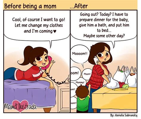 20 Cartoons That Will Make Every Mother Smile LifeHack