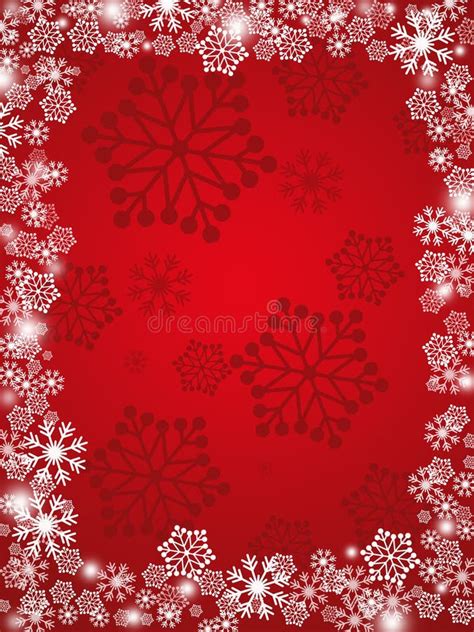 Red Snowflake Background Stock Illustrations 164836 Red Snowflake