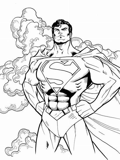 Cool Coloring Pages Superman Pdf Avengers Superhero