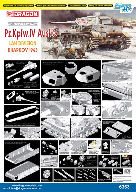 Pz Kpfw Iv Ausf G Lah Division Kharkov Dragon Plastic Model Kits