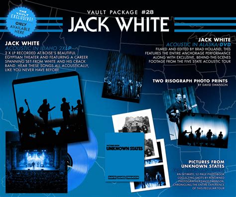 Third Man Records Vault Package 28 Jack White Acoustic Shows Jack White