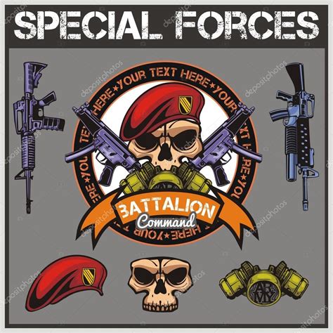 Special Forces Patch Set Stock Vector Stock Vector Image By ©digital