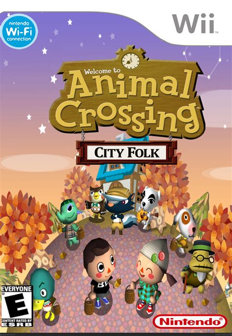 Viewing Full Size Animal Crossing City Folk Box Cover