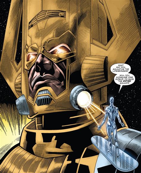 Infinity Countdown Silver Surfer Asks Galactus To Destroy A Planet