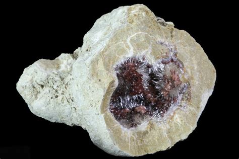 Aragonite And Kutnohorite Crystal Geode Half Italy 61766 For Sale
