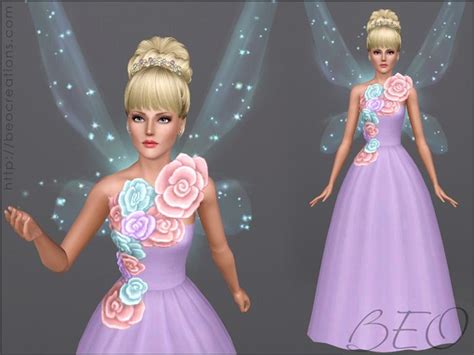 Beo Creations Fairy Wedding Dress Sims 4 Wedding Dress Fairy