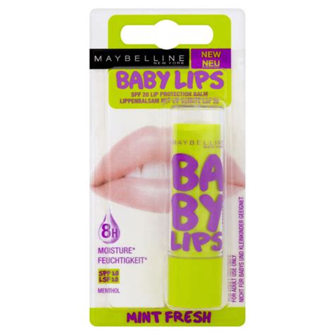 Maybelline Baby Lips Lip Balm Mint Fresh Free Shipping Reviews Lookfantastic