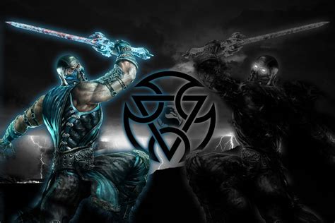 Sub Zero Vs Noob Saibot By Cokacola360 On Deviantart