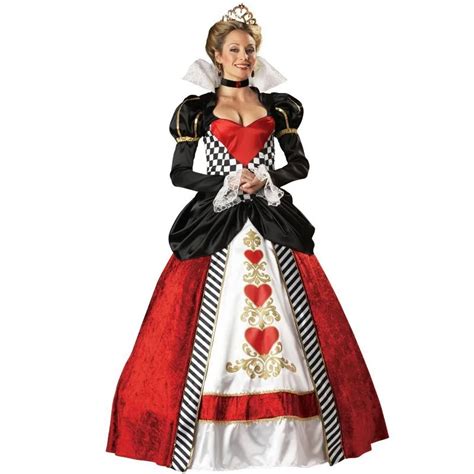 sexy alice in wonderland queen of hearts costume extravagant queen costumes women halloween