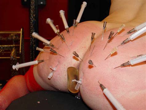 Saline Injections In Labia And Ass Free BDSM Needleplay Pics