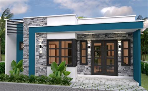 Awesome Three Bedroom Bungalow With Roof Deck Cool House Concepts