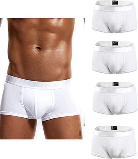 Sexy Dance Calzoncillos Tipo Bóxer Para Hombre Transpirables De Algodón Estilo Retro Para