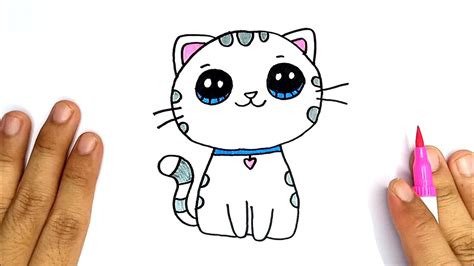 Cara Menggambar Kucing Lucu How To Draw Cat Cute Youtube
