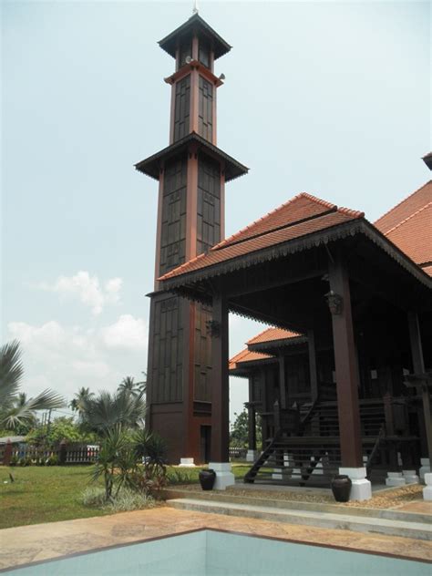 Seni Lama Melayu Malay Olden Art Masjid Kayu Wooden Mosque Of