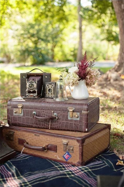 Weddingdecoration Vintage Suitcases Vintage Suitcase Wedding